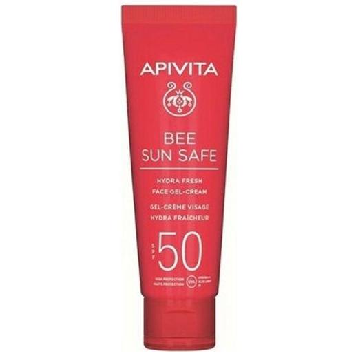Apivita Bee Sun Safe Αντηλιακή Ενυδατική Κρέμα-Gel Προσώπου SPF50, 50ml.