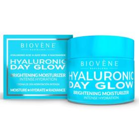 Biovene Barcelona Hyaluronic Day Glow Face Cream, Hydration Brightening Moisturizer 50ml.