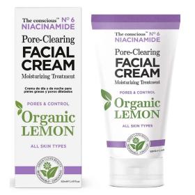 Biovene Barcelona The conscious Niacinamide Pore - Clearing Facial Cream Organic Lemon 50ml.