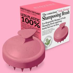 Biovene Barcelona Essential Scalp Shampoo Brush Pink.
