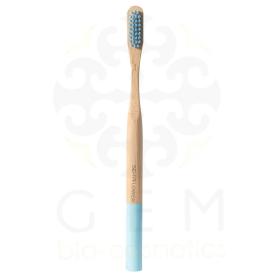 Be My Flower Οδοντόβουρτσα από μπαμπού μπλε μαλακή για ενήλικες 