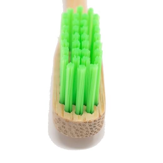 Be My Flower Οδοντόβουρτσα από μπαμπού πράσινη μαλακή για ενήλικες 