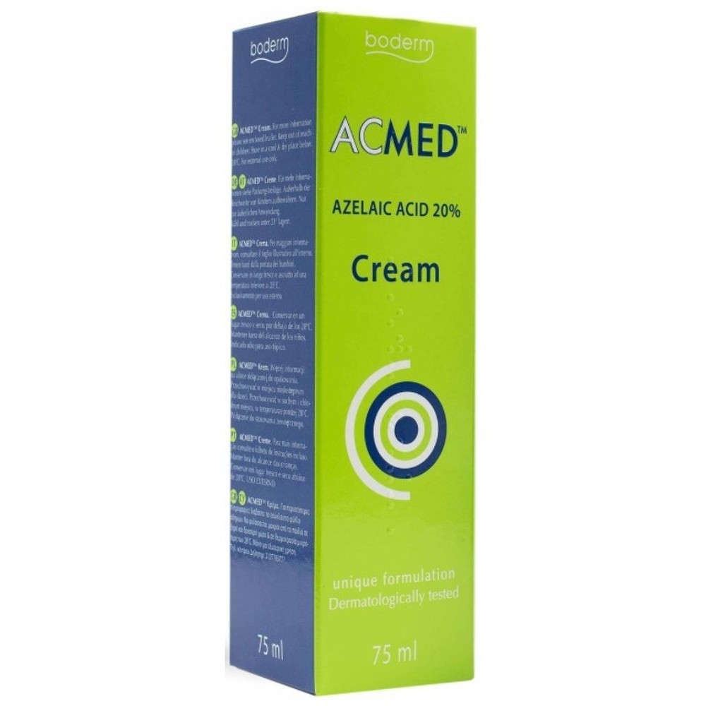 Boderm Acmed Azelaic Acid 20% Cream, Κρέμα προσώπου για ακνεΐκή - λιπαρή επιδερμίδα, 75ml.