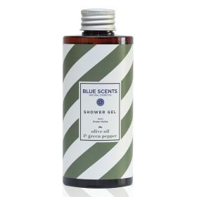 Blue Scents Αφρόλουτρο Σώματος Olive Oil & Green Pepper, Shower Gel Olive Oil & Green Pepper, 300ml