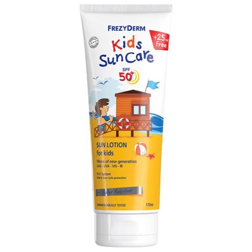 Frezyderm Παιδικό Αντηλιακό Γαλάκτωμα, Kids Sun Care SPF50+, 175ml.