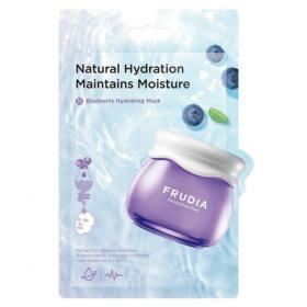Frudia Blueberry Hydrating Mask Natural Hydration Maintains Moisture Υφασμάτινη Μάσκα με Εκχύλισμα Μύρτιλου για Ενυδάτωση, 20ml.