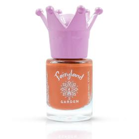 Garden Fairyland Nail Polish Orange Rosy, Παιδικό βερνίκι νυχιών με άρωμα φράουλα, 7,5ml.