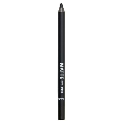 Gosh Matte Waterproof Eye Liner, Αδιάβροχο ματ μολύβι ματιών, 02 Matt Black, 1,2 gr.
