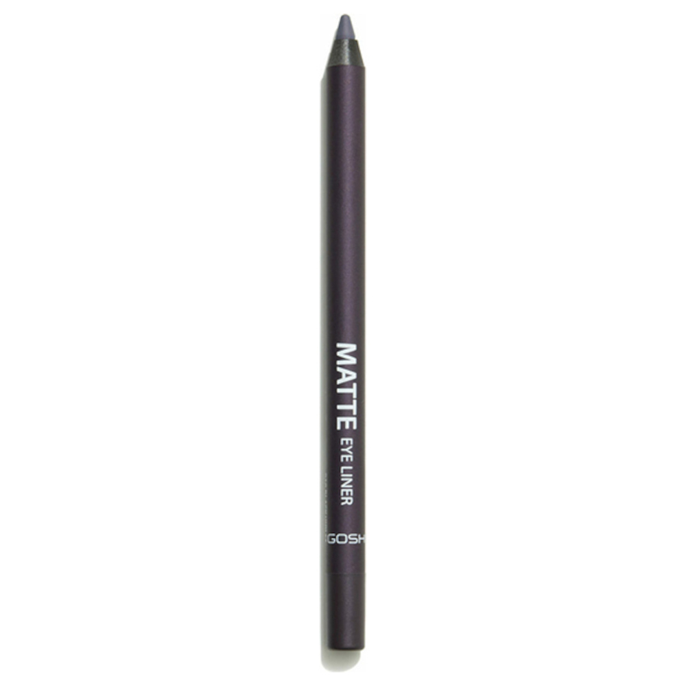 Gosh Matte Waterproof Eye Liner, Αδιάβροχο ματ μολύβι ματιών, 10 Black Violet, 1,2 gr.