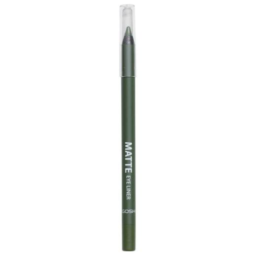 Gosh Matte Waterproof Eye Liner, Αδιάβροχο ματ μολύβι ματιών, 18 Olive Green, 1,2 gr.