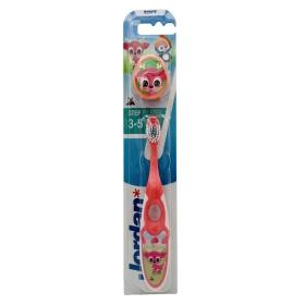 Jordan Step by Step Toothbrush 3-5 years Soft, with Fun Travel Cap, 1τμχ.