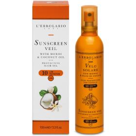 L'erbolario Sunscreen Veil for hair, Αντηλιακό Λάδι Μαλλιών, SPF10, 100ml