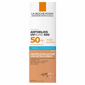 La Roche Posay Anthelios Uvmune 400 Crema Hydratante SPF50+ Αντηλιακή Ενυδατική Κρέμα Με Χρώμα, 50ml.