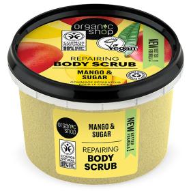 Organic Shop Body scrub Kenyan Mango, Scrub σώματος, Μανγκο Κένυας, 250ml.
