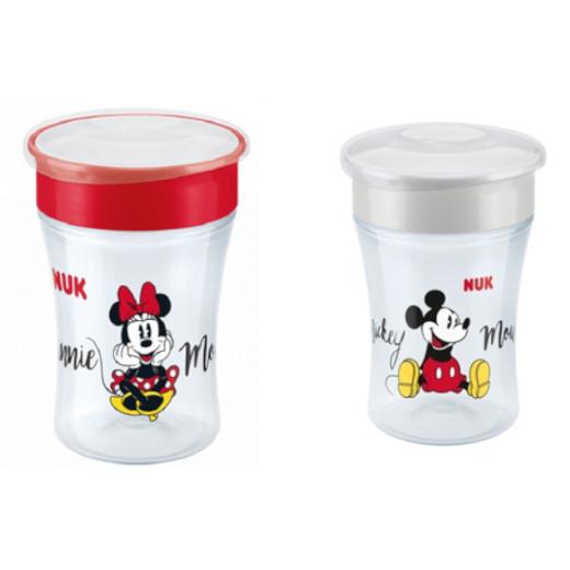 Nuk Disney Evo Magic Cup Χείλος και Καπάκι Mickey & Minnie 230ml 8μ+ 1τμχ.
