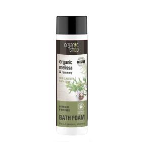 Organic shop Herbs Of Provence Bath Foam, Αφρόλουτρο για ελαστικό δέρμα, Μελισσόχορτο & Δενδρολίβανο, 500ml
