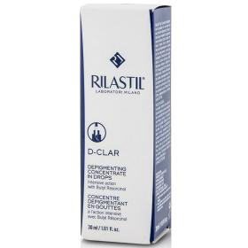 Rilastil D-Clar, Αποχρωματιστικός Ορός Προσώπου, Depigmenting Concentrate Drops, 30ml.