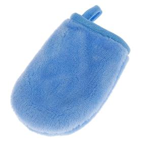 T.TAiO Γάντι Προσώπου Γαλάζιο διπλής όψης με λούφα και πετσέτα, 1τμχ.