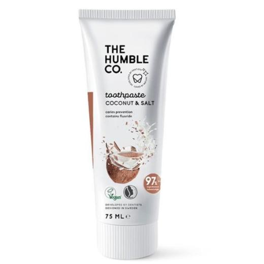 The Humble Co. Natural Toothpaste Coconut & Salt Φυσική Οδοντόκρεμα με Γεύση Καρύδα & Αλάτι, 75ml.