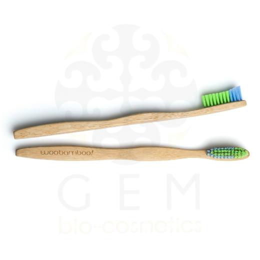 Woobamboo Eco-friendly Adult Biodegradable Toothbrush soft - Woobamboo βιοδιασπώμενη οδοντόβουρτσα για ενήλικες Μαλακή
