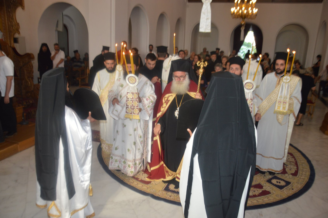 Ο Σεβ. κ. Κύριλλος στα ονομαστήρια του Σεβ. Μητροπολίτου Καστελλίου, Αρκαλοχωρίου και Βιάννου κ. Ανδρέου.