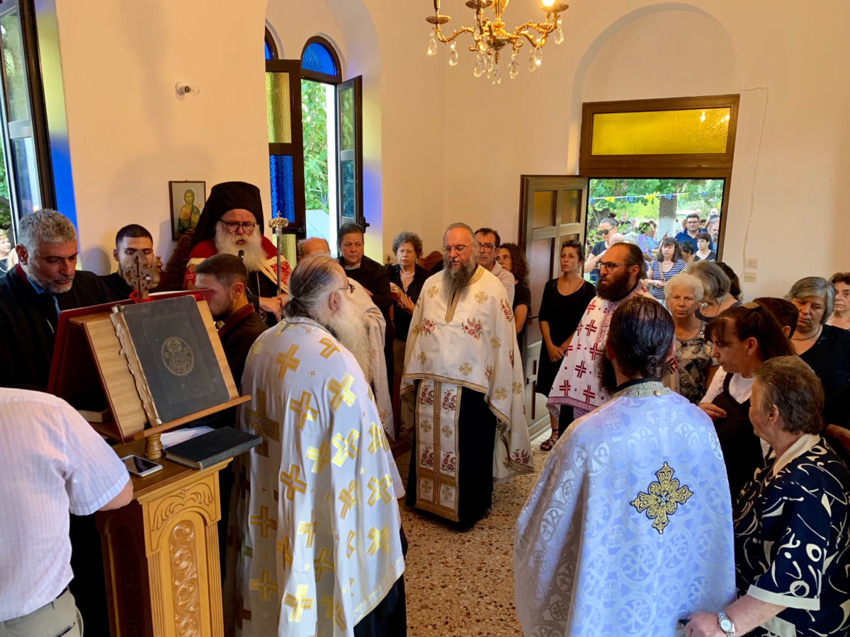 Πλήθος πιστών στον Αρχιερατικό Εσπερινό  της εορτής της Αγίας Μαρίνας Καλογέρων 