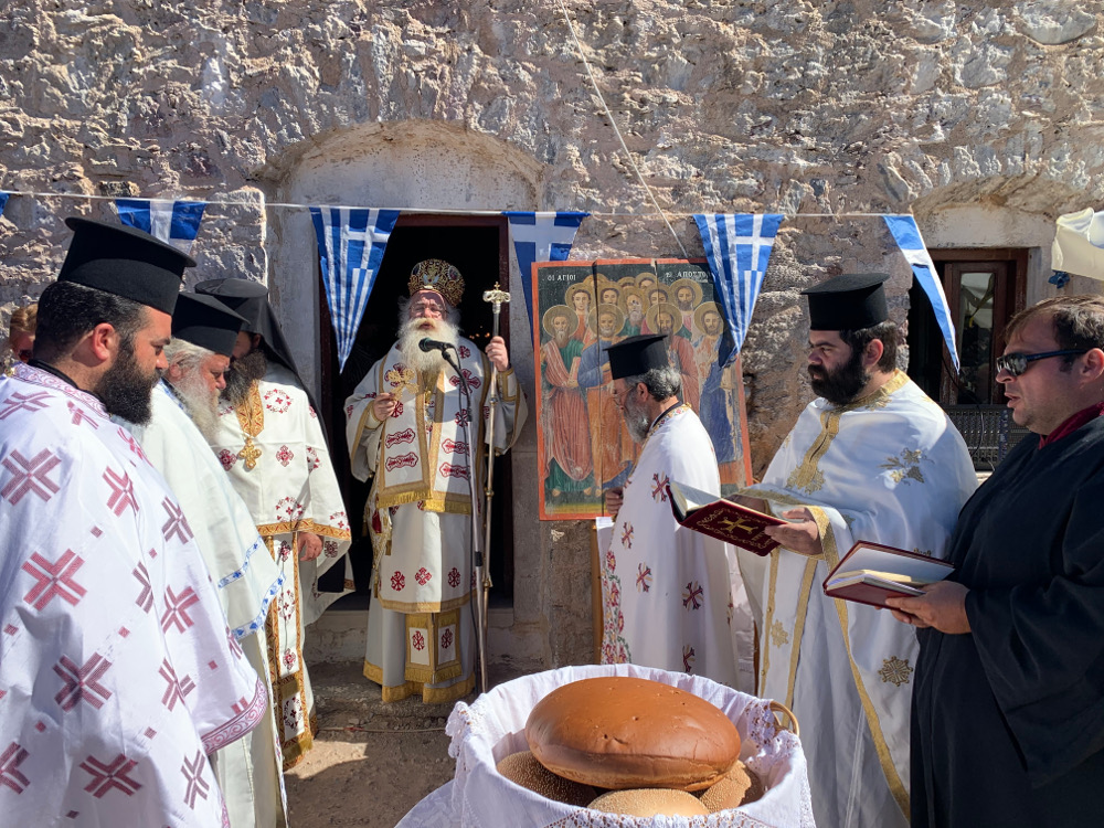 Η πανήγυρη του Ιερού Ναού Αγίων Αποστόλων  στο οροπέδιο της Λαπάθου Ιεράπετρας.