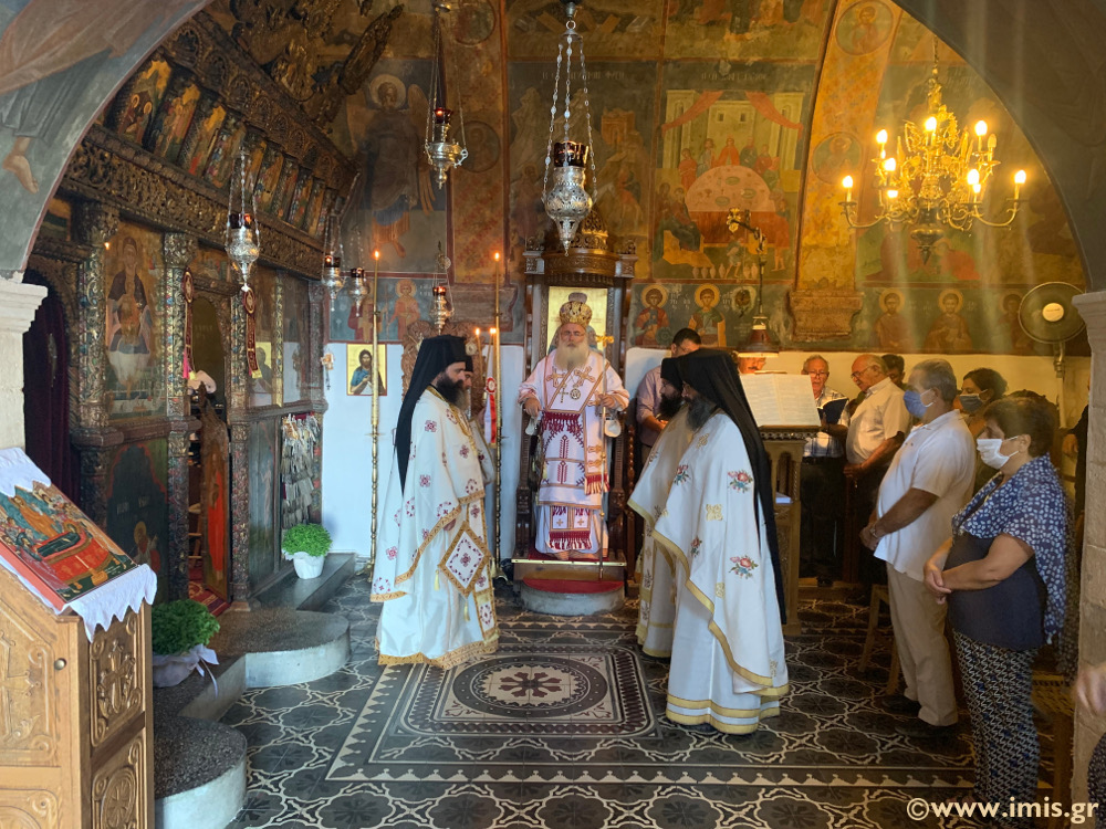 Η Απόδοση της εορτής της Κοιμήσεως της Θεοτόκου στην Ι. Μονή Παναγίας Φανερωμένης Ιεράπετρας.