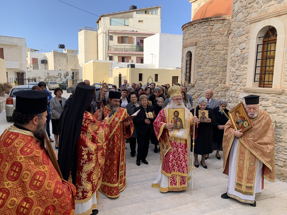 Η εορτή της Ορθοδοξίας  στον Ιερό Μητροπολιτικό Ναό Αγίου Γεωργίου Ιεράπετρας.