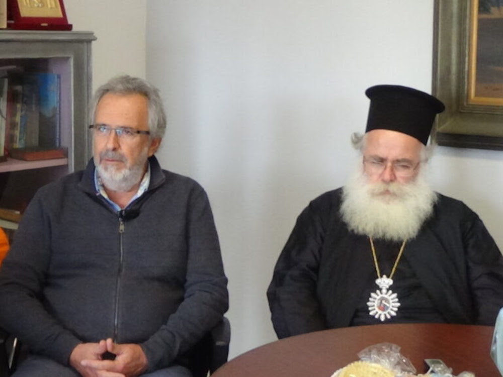 Επίσκεψη του Σεβ. Μητροπολίτη Ιεραπύτνης και Σητείας στον Δήμαρχο Σητείας