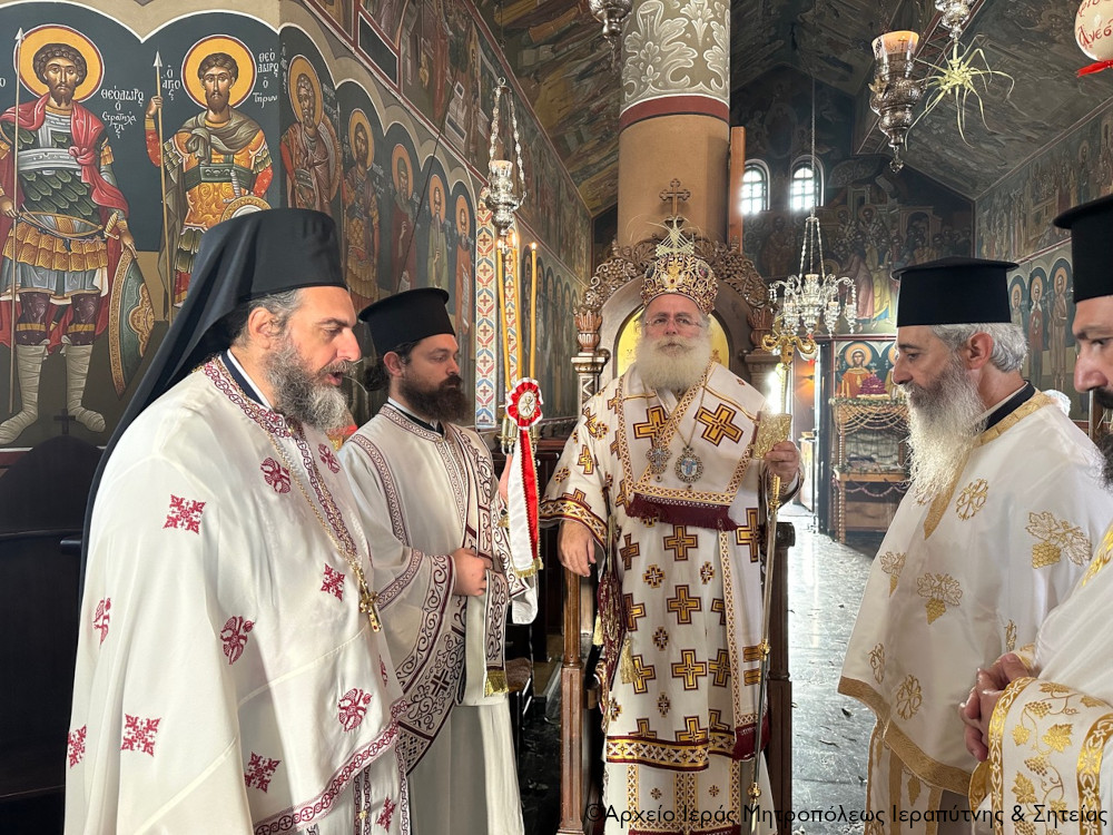 Πέμπτη του Πάσχα στο Ιερό Ησυχαστήριο Άξιόν Εστι και Αναστάσεως του Κυρίου Ιεράπετρας