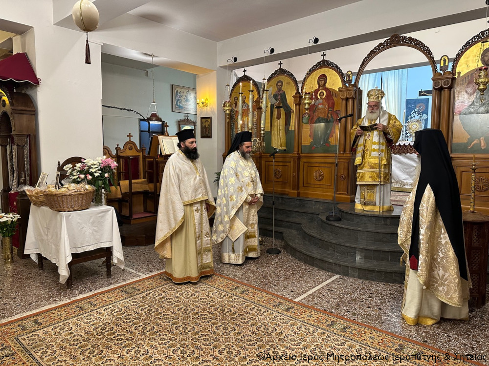 Το Σάββατο του Λαζάρου στον Ιερό Ναό Οσίου Νίκωνος στην Ιεράπετρα