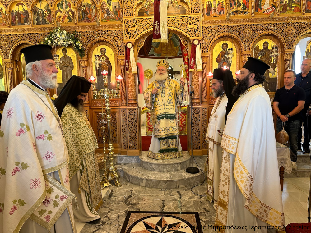 Λαμπρή η πανήγυρη του Οσίου Ιωάννου του Ρώσου στον ομώνυμο Ιερό Ναό της Ιεράπετρας