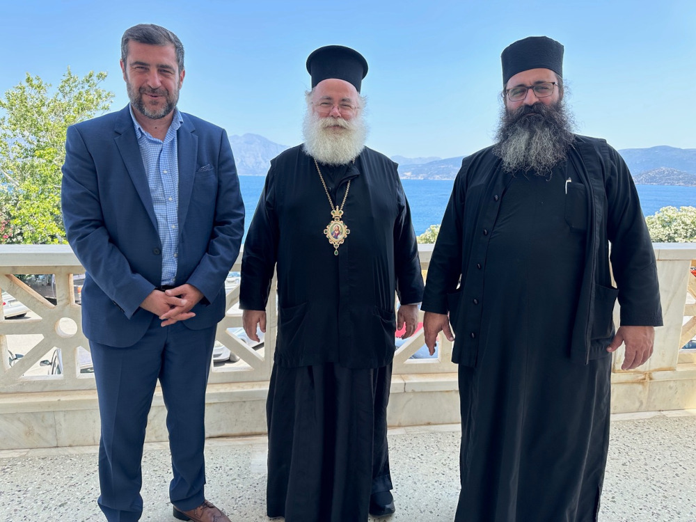 Συνάντηση του Σεβ. Μητροπολίτη Ιεραπύτνης και Σητείας κ. Κυρίλλου με τον Αντιπεριφερειάρχη Λασιθίου κ. Ιωάννη Ανδρουλάκη