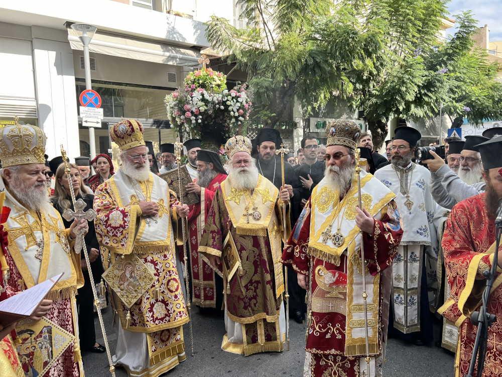 Ο Σεβ. Μητροπολίτης κ. Κύριλλος στη γιορτή των Εισοδίων στα Χανιά