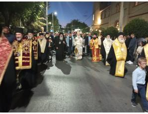 Ο Σεβ. Μητροπολίτης κ. Κύριλλος στη λιτάνευση των τιμίων καρών των τεσσάρων νεομαρτύρων στο Ρέθυμνο, προεξάρχοντος της Α.Θ.Μ. του Πάπα και Πατριάρχου Αλεξανδρείας και πάσης Αφρικής κ.κ. Θεοδώρου