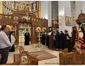 Ο Αρχιερατικός Eσπερινός των ονομαστηρίων του Σεβ. Μητροπολίτου Ιεραπύτνης και Σητείας κ. Κυρίλλου