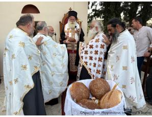 Ο Μέγας πανηγυρικός Αρχιερατικός Εσπερινός στον μεταβυζαντινό Ιερό Ναό Αγίας Παρασκευής Τουρτούλων Σητείας