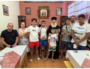 Τα παιδιά του Παραρτήματος Προστασίας Παιδιού Λασιθίου υποδέχθηκε ο Σεβ. Μητροπολίτης Ιεραπύτνης και Σητείας κ. Κύριλλος