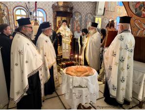 Ο Μέγας Αρχιερατικός Εσπερινός στον πανηγυρίζοντα Ιερό Ενοριακό Ναό Μεταμορφώσεως του Σωτήρος Ιεράπετρας
