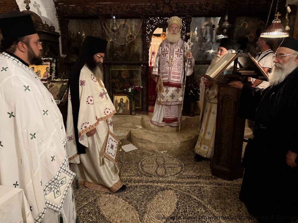 Σε κλίμα κατάνυξης η ολονύκτια Αγρυπνία επί τη μνήμη του Οσίου Ιωσήφ Γεροντογιάννη στην Ιερά Μονή Καψά Σητείας