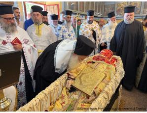 Η Εξόδιος Ακολουθία του μακαριστού Ιερέως Πέτρου Καλύβα στον Ιερό Ναό Αγίων Πάντων Ανατολής Ιεράπετρας