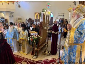 Αρχιερατική Θεία Λειτουργία στον πανηγυρίζοντα Ιερό Προσκυνηματικό Ναό Μιχαήλ Αρχαγγέλου Ιεράπετρας