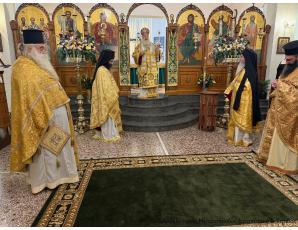 Αρχιερατική Θεία Λειτουργία και Μνημόσυνο για τα θύματα των τροχαίων ατυχημάτων στον πανηγυρίζοντα Ι. Ναό Οσίου Νίκωνος Ιεράπετρας