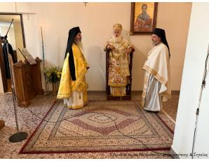 Αρχιερατική Θεία Λειτουργία στον πανηγυρίζοντα Ι. Ναό Οσίου Πορφυρίου Ιεράπετρας