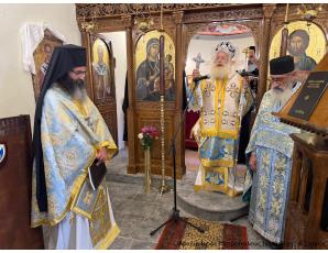 Αρχιερατική Θεία Λειτουργία και Δοξολογία για τον προστάτη του Πολεμικού Ναυτικού Άγιο Νικόλαο στον ομώνυμο πανηγυρίζοντα Ιερό Ναό της Π. Ν. Β. Κυριαμαδίου Σητείας