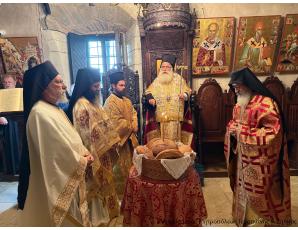 Αρχιερατική Χοροστασία στην Ιερά Σταυροπηγιακή Μονή Τοπλού Σητείας