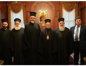 Αντιπροσωπεία της εν Κρήτη Εκκλησίας στον Οικουμενικό Πατριάρχη