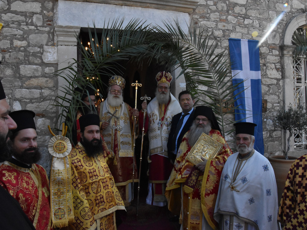 Ο Σεβ. Μητροπολίτης Ιεραπύτνης και Σητείας κ. Κύριλλος στην πανήγυρη της εορτής των Αγίων Δέκα στη Μεσσαρά