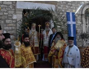 Ο Σεβ. Μητροπολίτης Ιεραπύτνης και Σητείας κ. Κύριλλος στην πανήγυρη της εορτής των Αγίων Δέκα στη Μεσσαρά